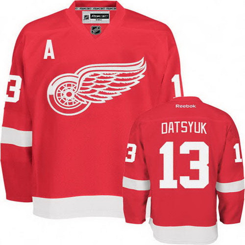discount Red NHL Detroit Red Wings 13 Pavel Datsyuk Hockey Jersey
